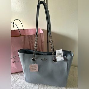 Kate Spade Infinite Triple Compartment Tote Large Dusty Blue